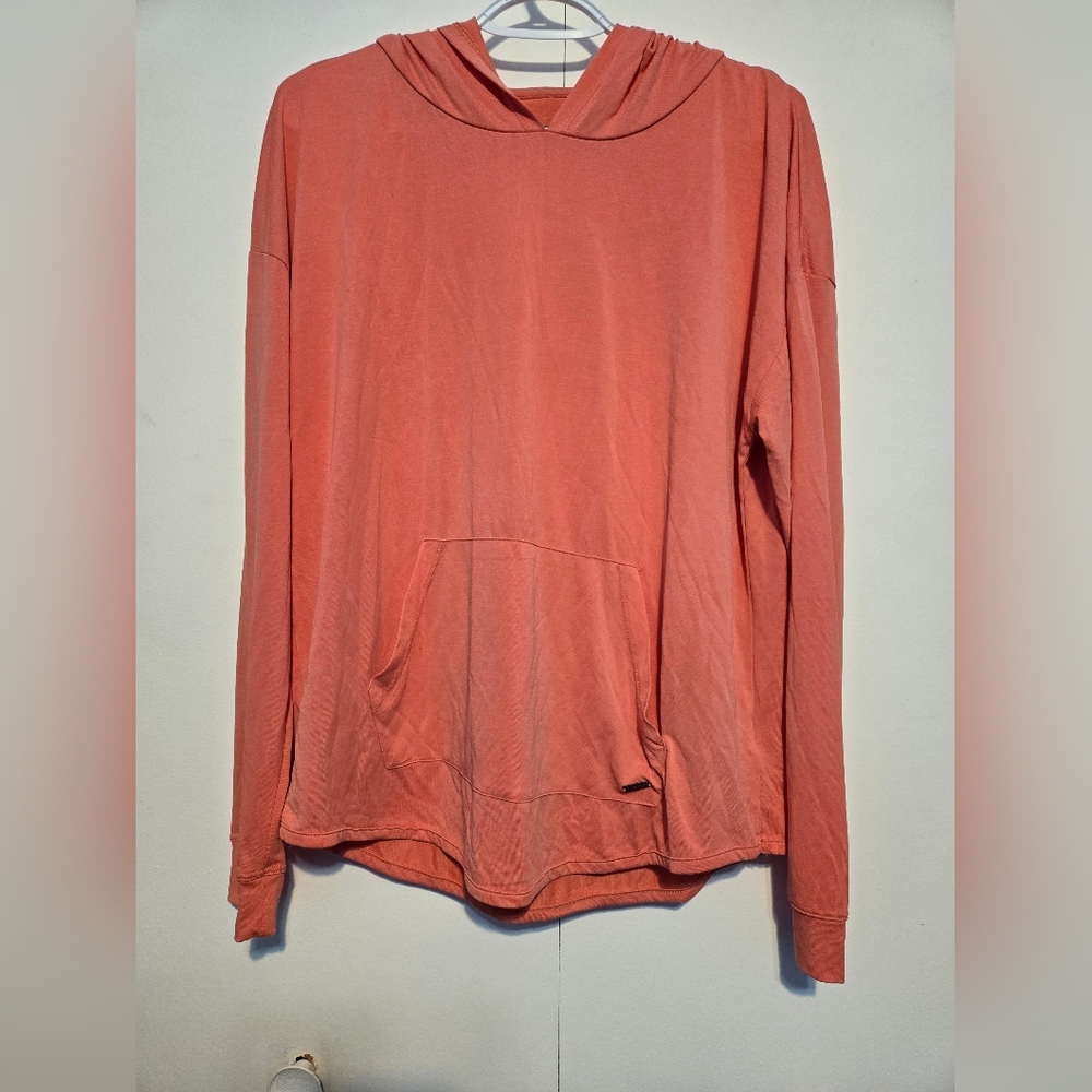 Mark New York Orange Long Sleeve Hoodie